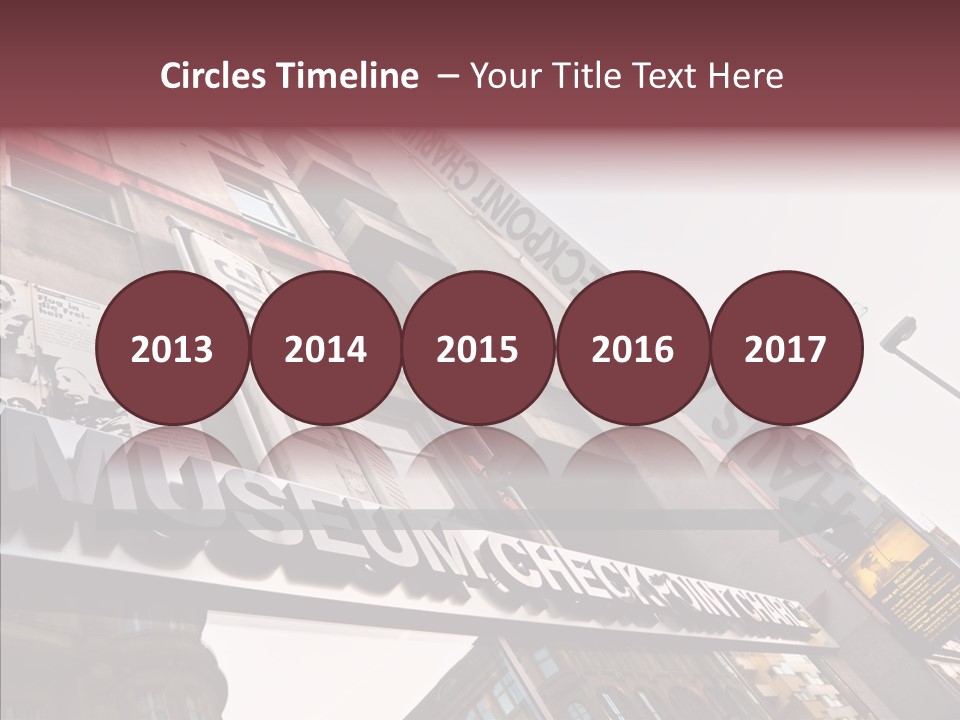 Wall Europe Friedrichstrasse PowerPoint Template