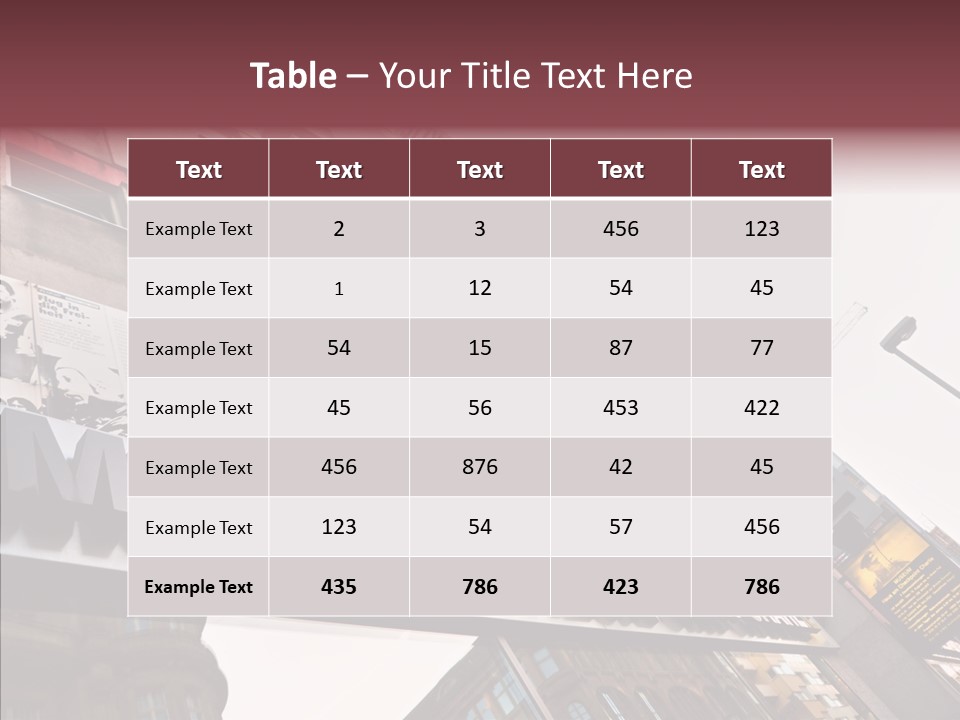 Wall Europe Friedrichstrasse PowerPoint Template