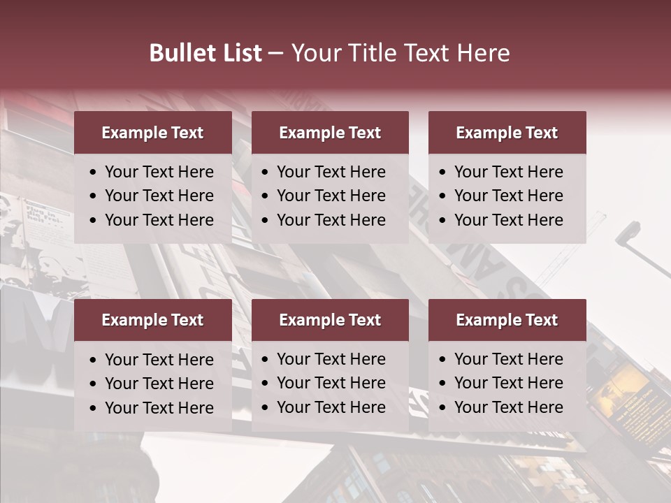 Wall Europe Friedrichstrasse PowerPoint Template