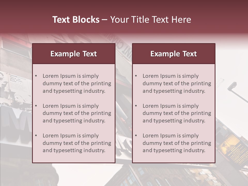 Wall Europe Friedrichstrasse PowerPoint Template
