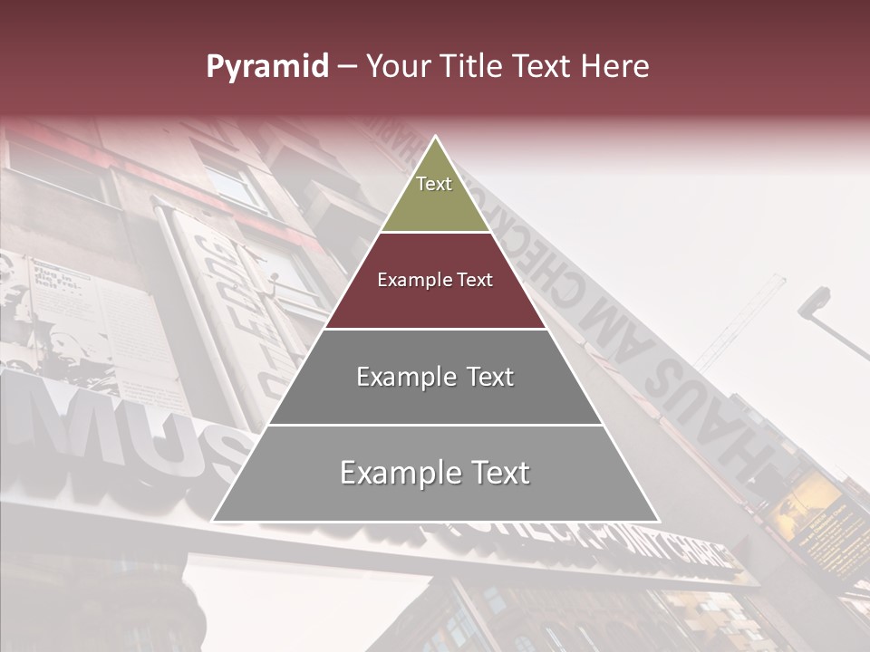 Wall Europe Friedrichstrasse PowerPoint Template