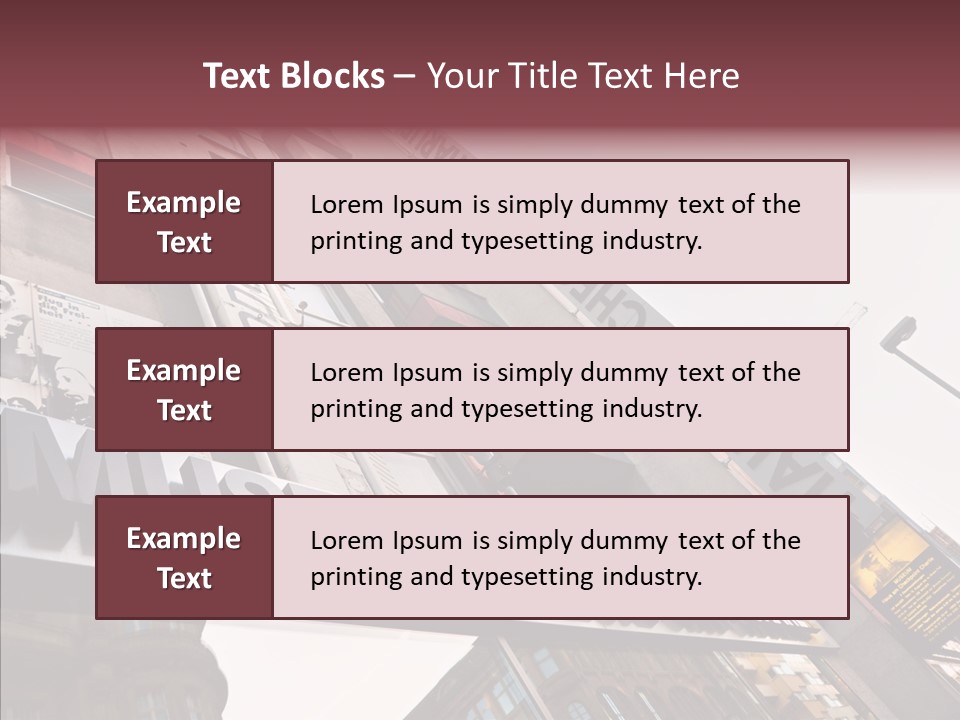 Wall Europe Friedrichstrasse PowerPoint Template