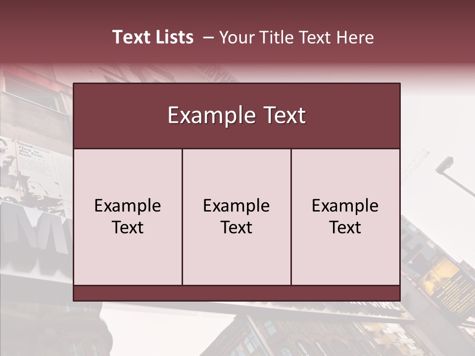 Wall Europe Friedrichstrasse PowerPoint Template