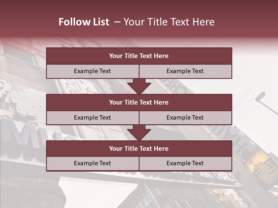 Wall Europe Friedrichstrasse PowerPoint Template