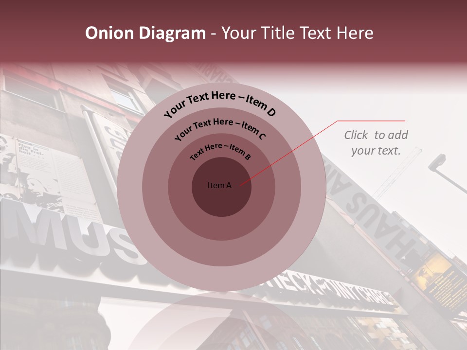 Wall Europe Friedrichstrasse PowerPoint Template