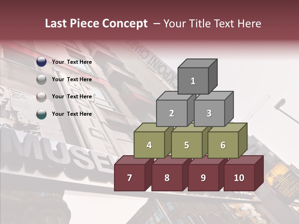 Wall Europe Friedrichstrasse PowerPoint Template