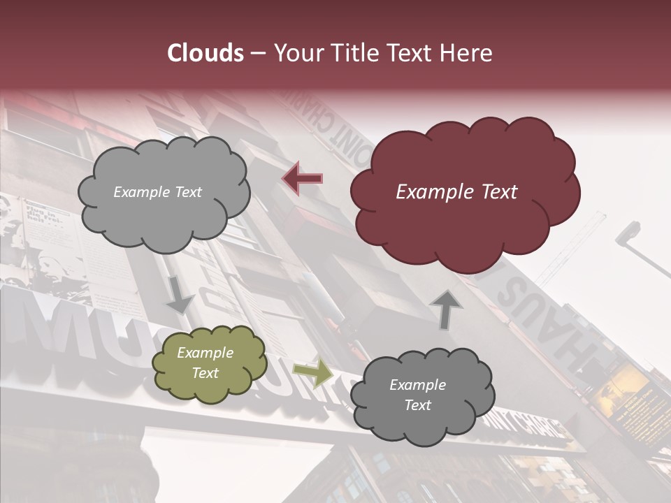Wall Europe Friedrichstrasse PowerPoint Template