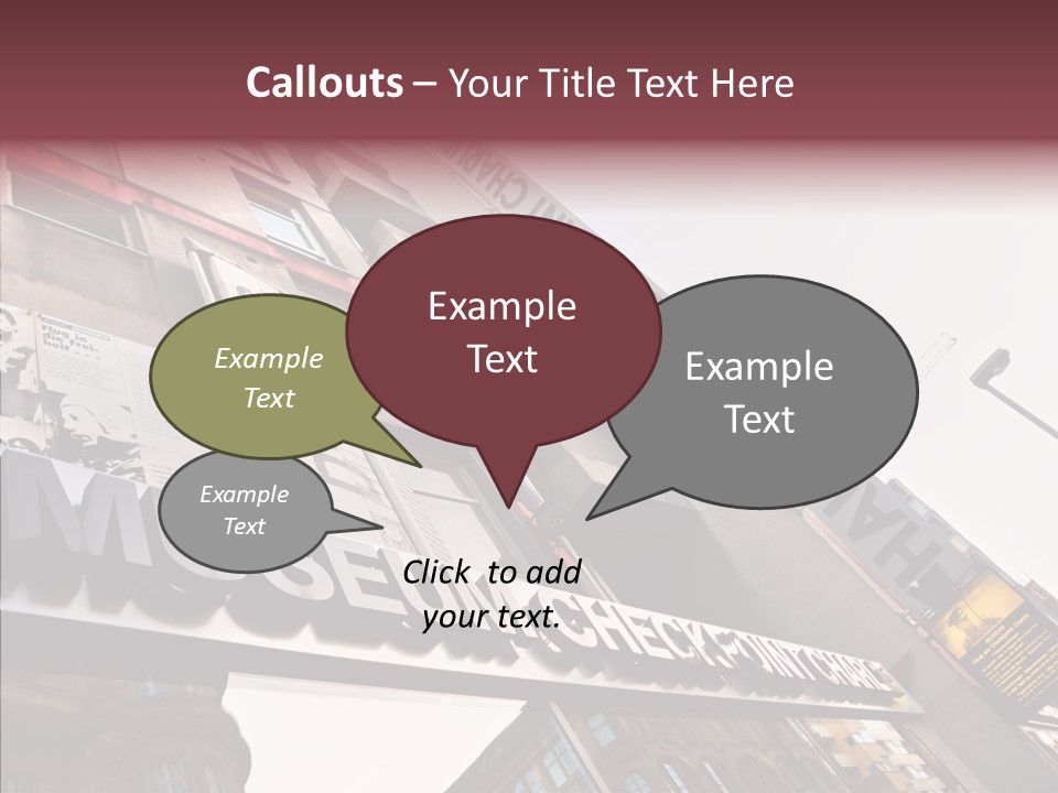 Wall Europe Friedrichstrasse PowerPoint Template