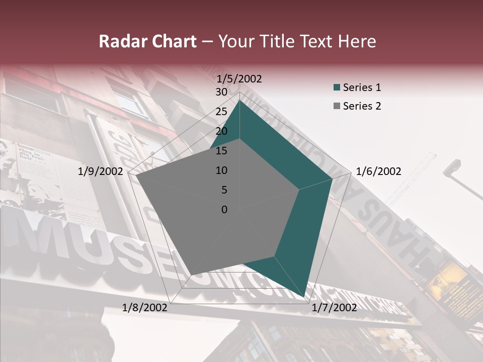 Wall Europe Friedrichstrasse PowerPoint Template