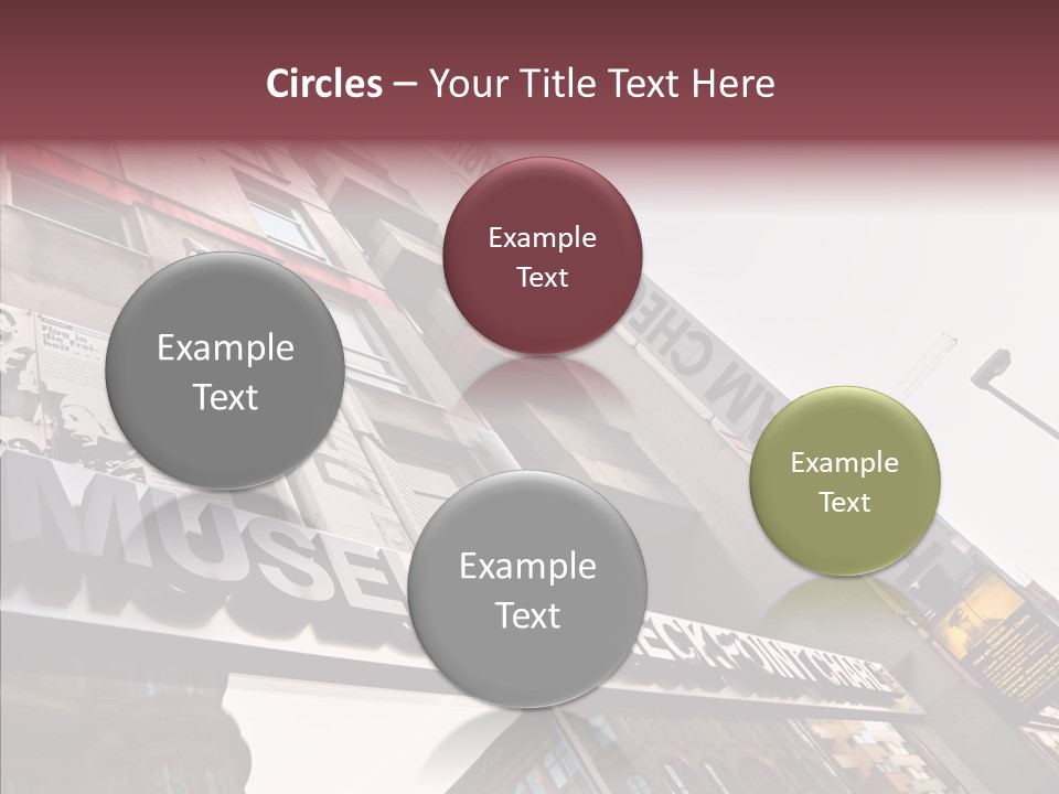 Wall Europe Friedrichstrasse PowerPoint Template