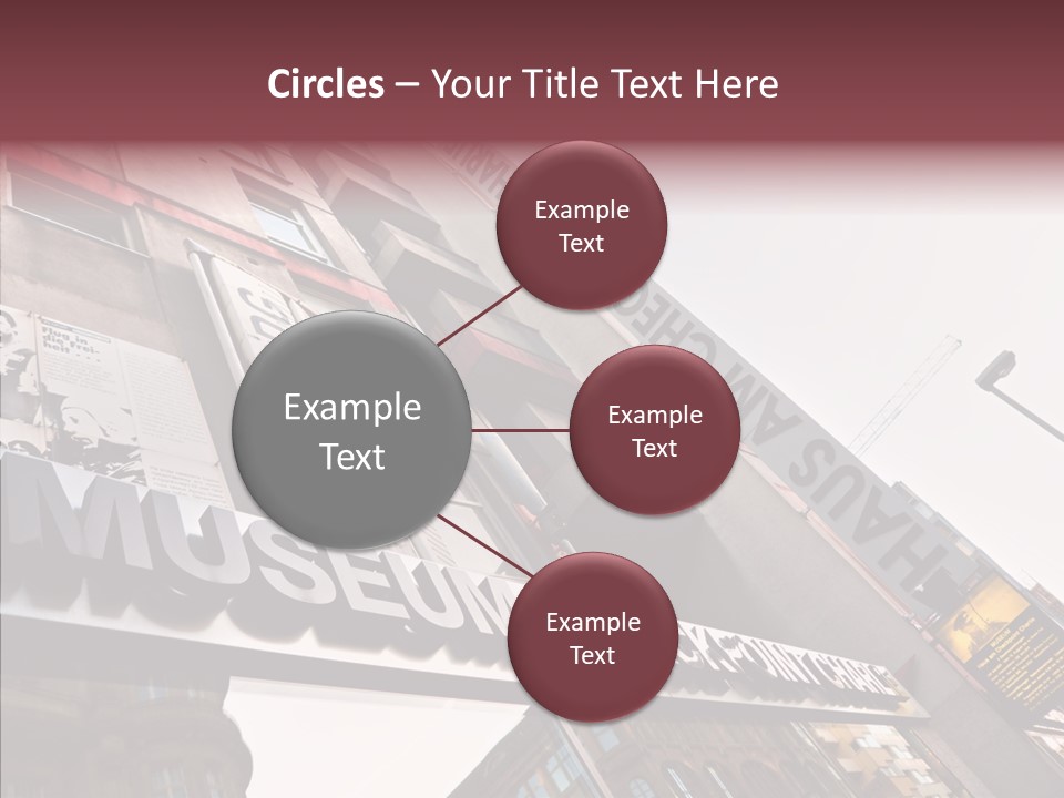 Wall Europe Friedrichstrasse PowerPoint Template