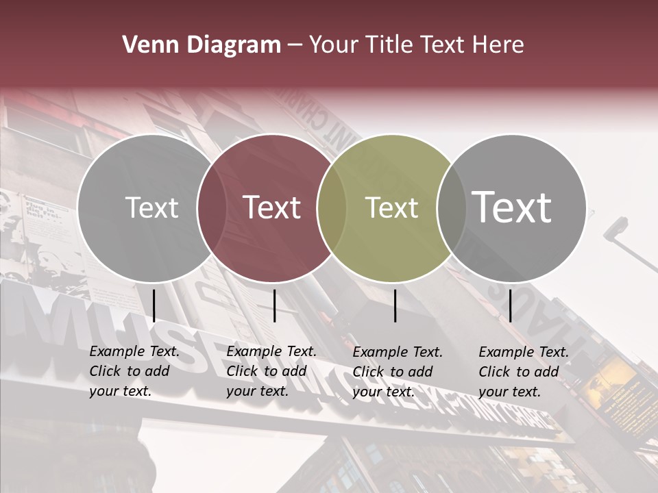 Wall Europe Friedrichstrasse PowerPoint Template