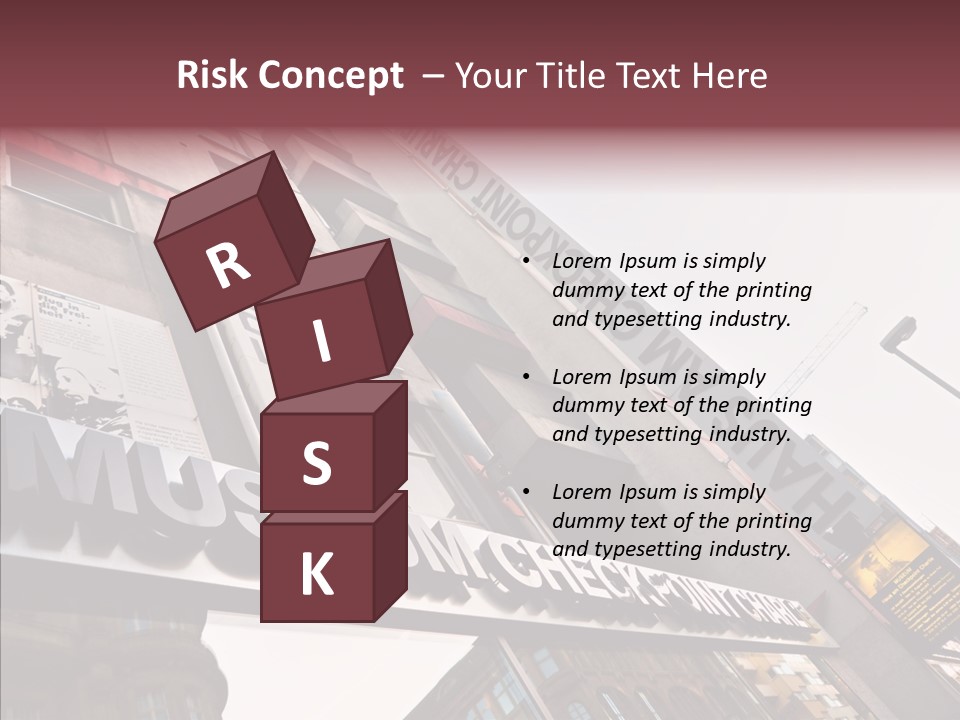 Wall Europe Friedrichstrasse PowerPoint Template