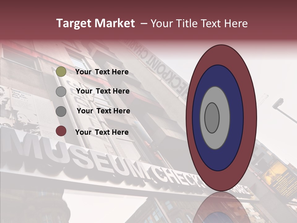 Wall Europe Friedrichstrasse PowerPoint Template