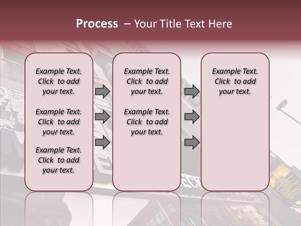 Wall Europe Friedrichstrasse PowerPoint Template