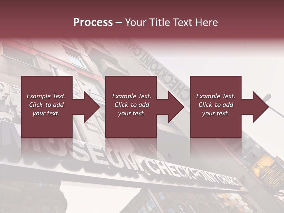 Wall Europe Friedrichstrasse PowerPoint Template