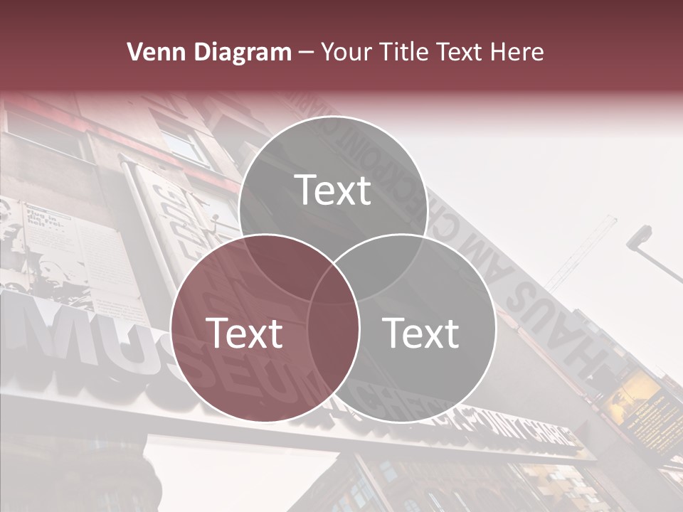 Wall Europe Friedrichstrasse PowerPoint Template