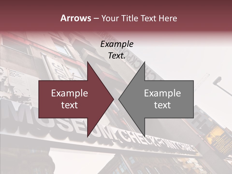 Wall Europe Friedrichstrasse PowerPoint Template