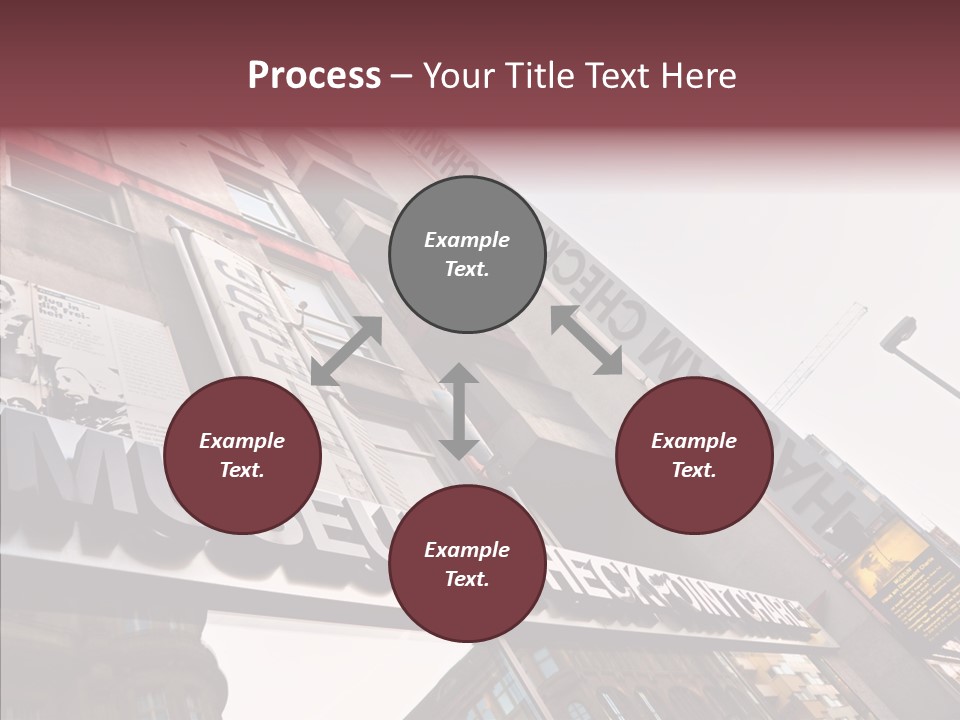 Wall Europe Friedrichstrasse PowerPoint Template