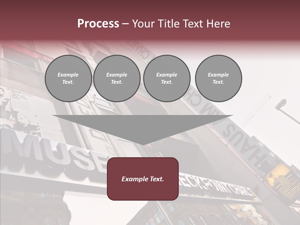 Wall Europe Friedrichstrasse PowerPoint Template