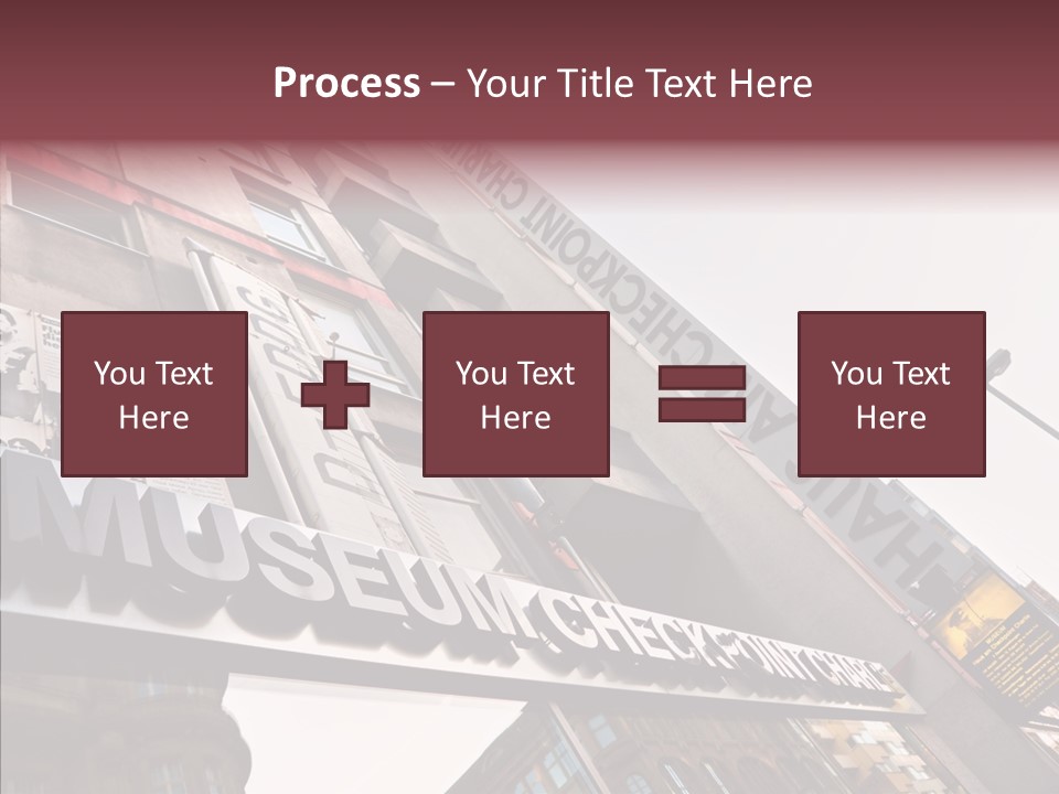 Wall Europe Friedrichstrasse PowerPoint Template