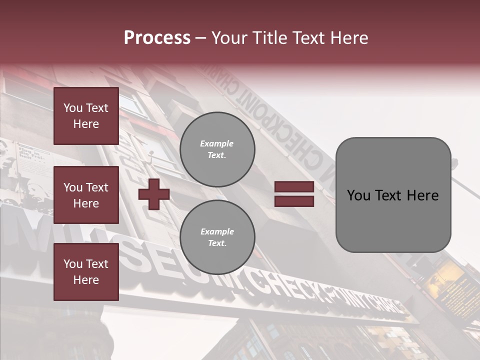 Wall Europe Friedrichstrasse PowerPoint Template