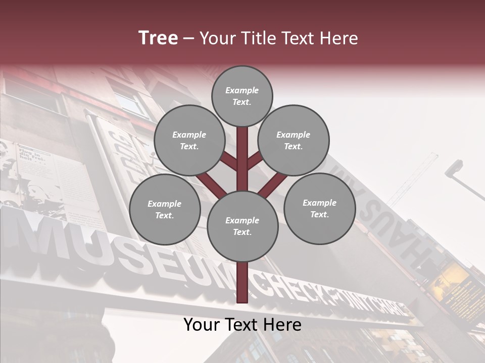 Wall Europe Friedrichstrasse PowerPoint Template