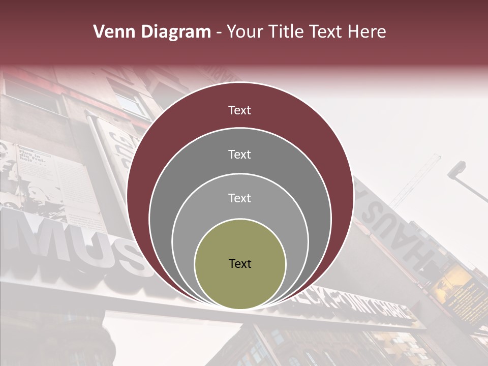 Wall Europe Friedrichstrasse PowerPoint Template