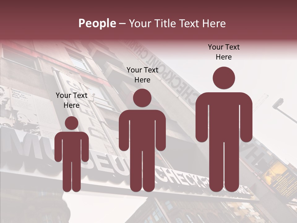 Wall Europe Friedrichstrasse PowerPoint Template