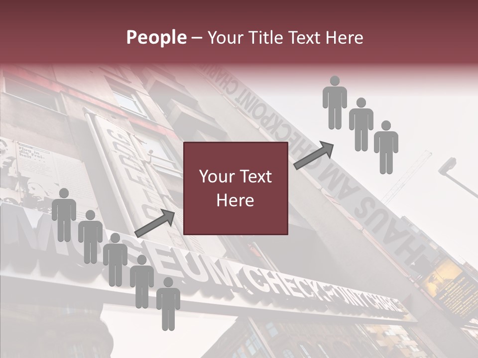 Wall Europe Friedrichstrasse PowerPoint Template