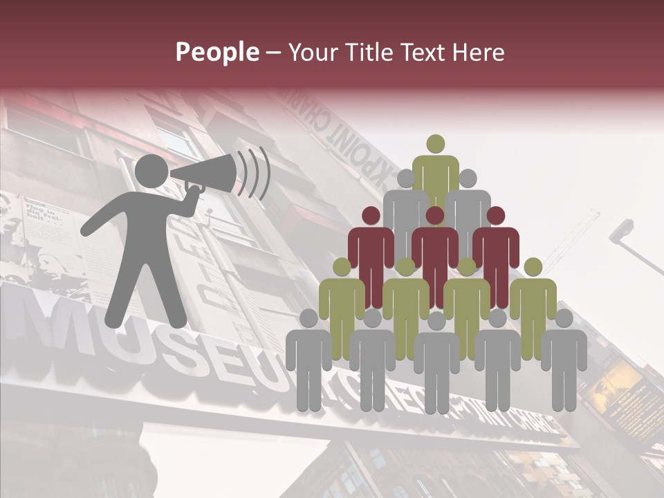 Wall Europe Friedrichstrasse PowerPoint Template