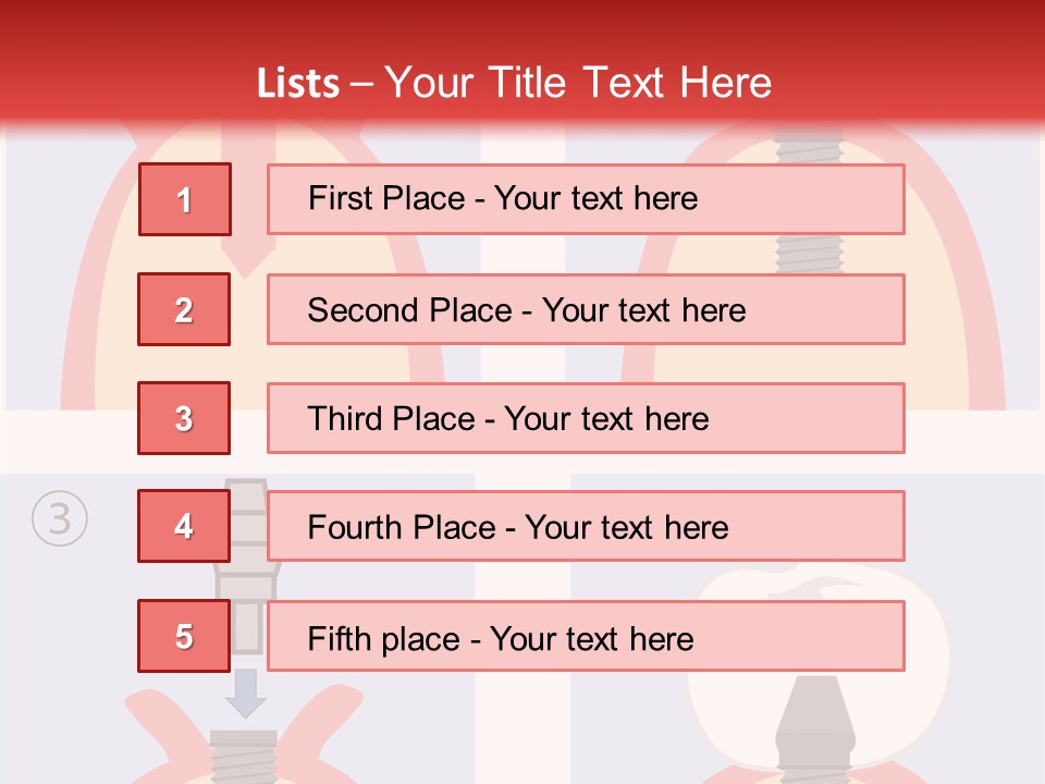 Modern Prosthesis Technology PowerPoint Template