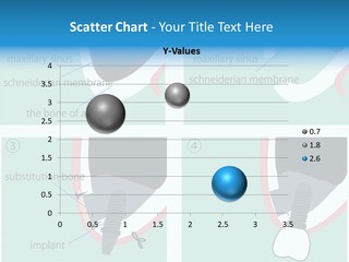 White Dentures Gingiva PowerPoint Template