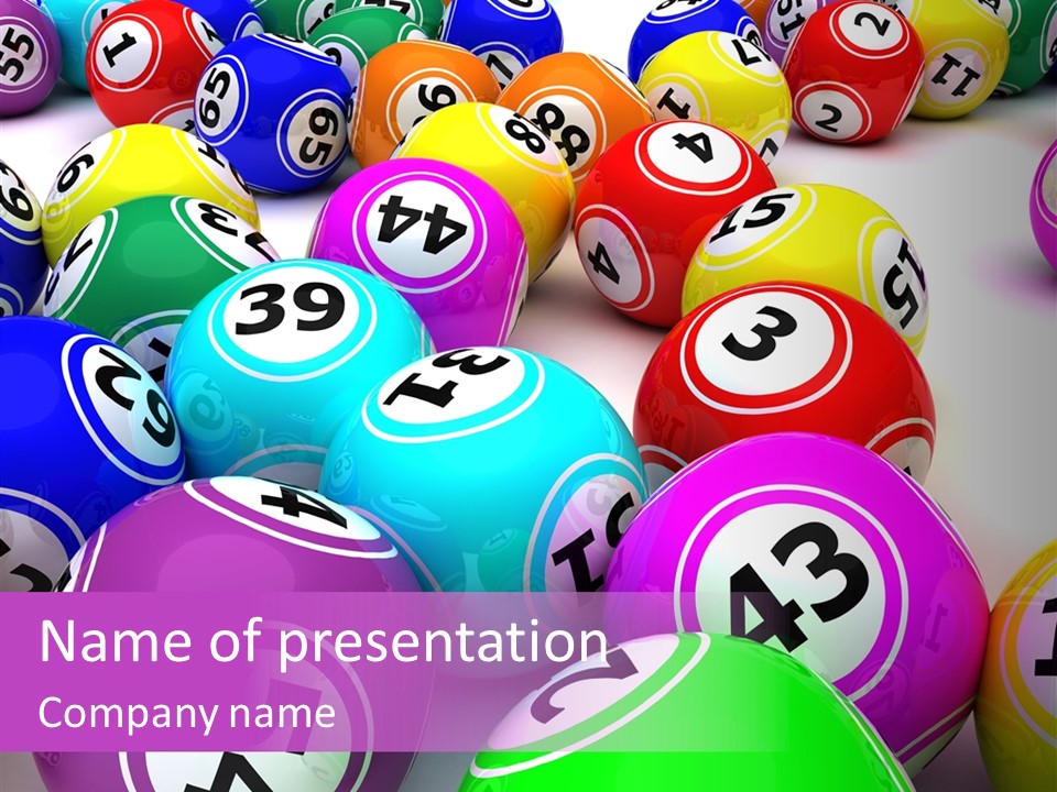 Number Game Win PowerPoint Template