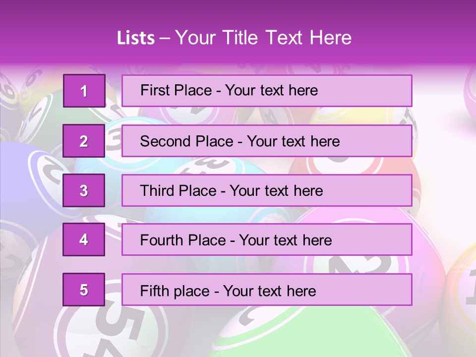 Number Game Win PowerPoint Template