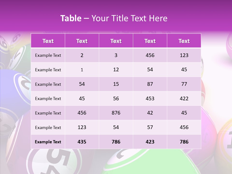 Number Game Win PowerPoint Template