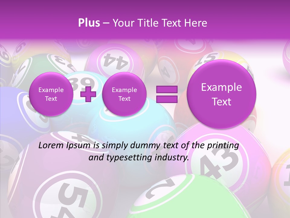 Number Game Win PowerPoint Template