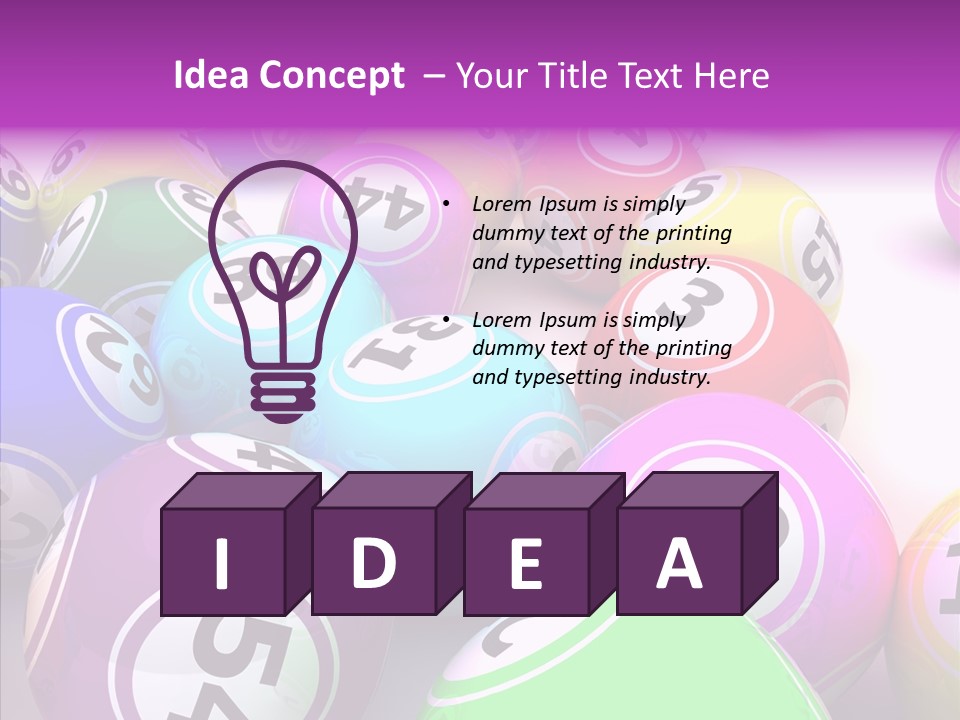 Number Game Win PowerPoint Template