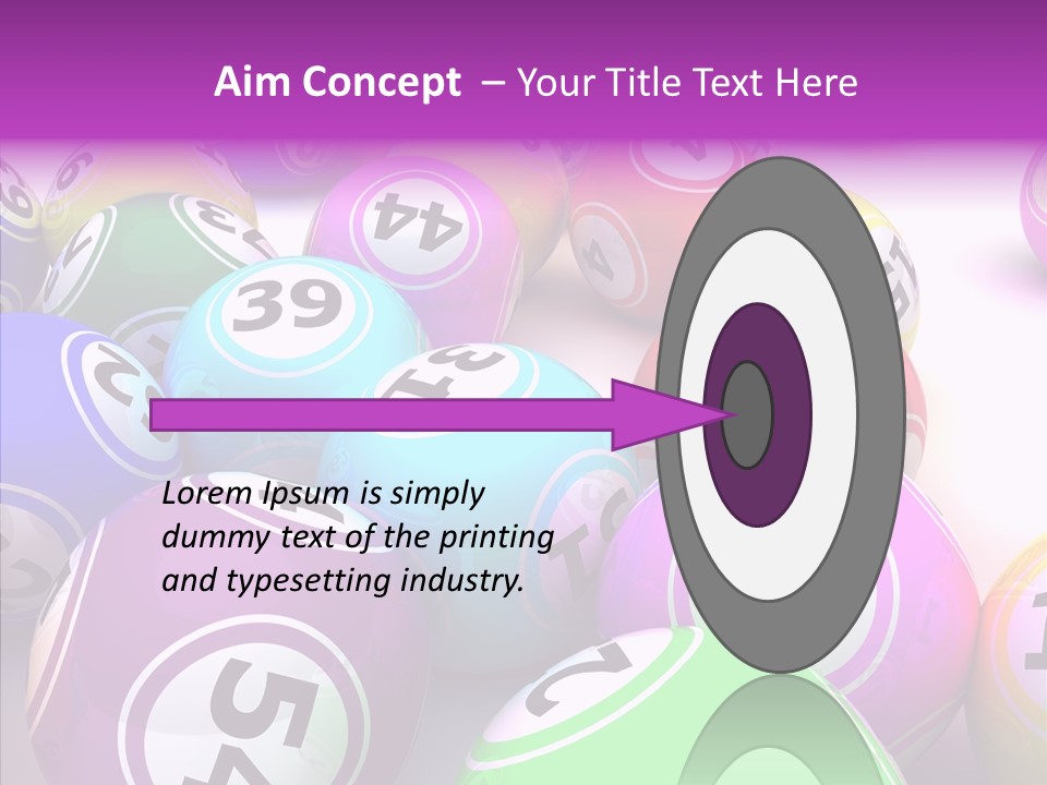 Number Game Win PowerPoint Template