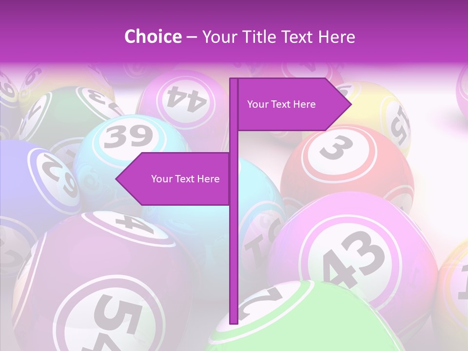 Number Game Win PowerPoint Template