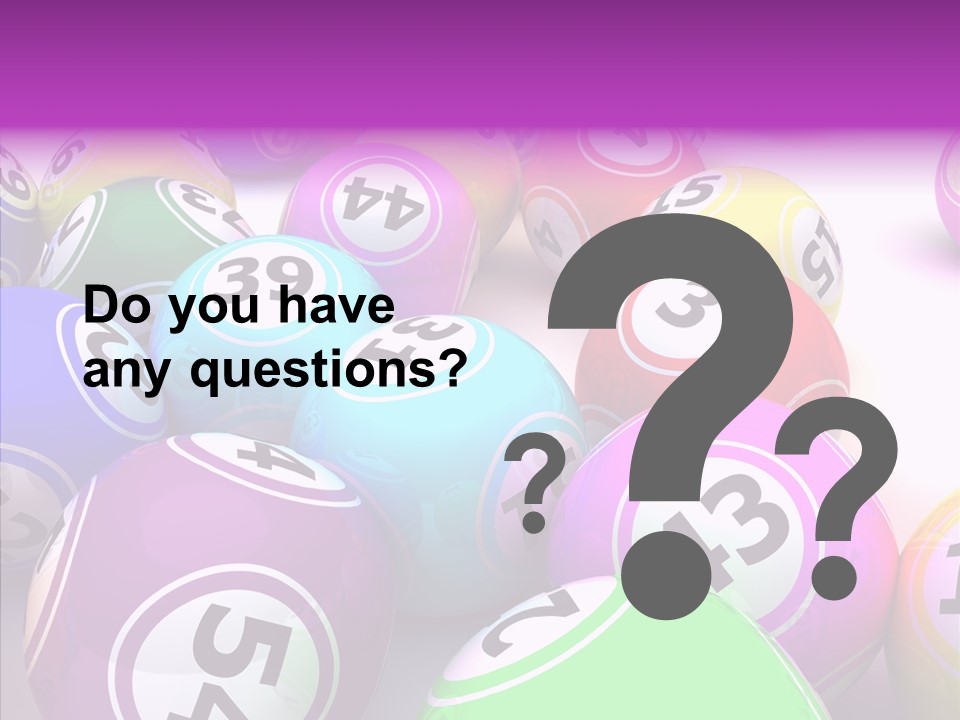 Number Game Win PowerPoint Template