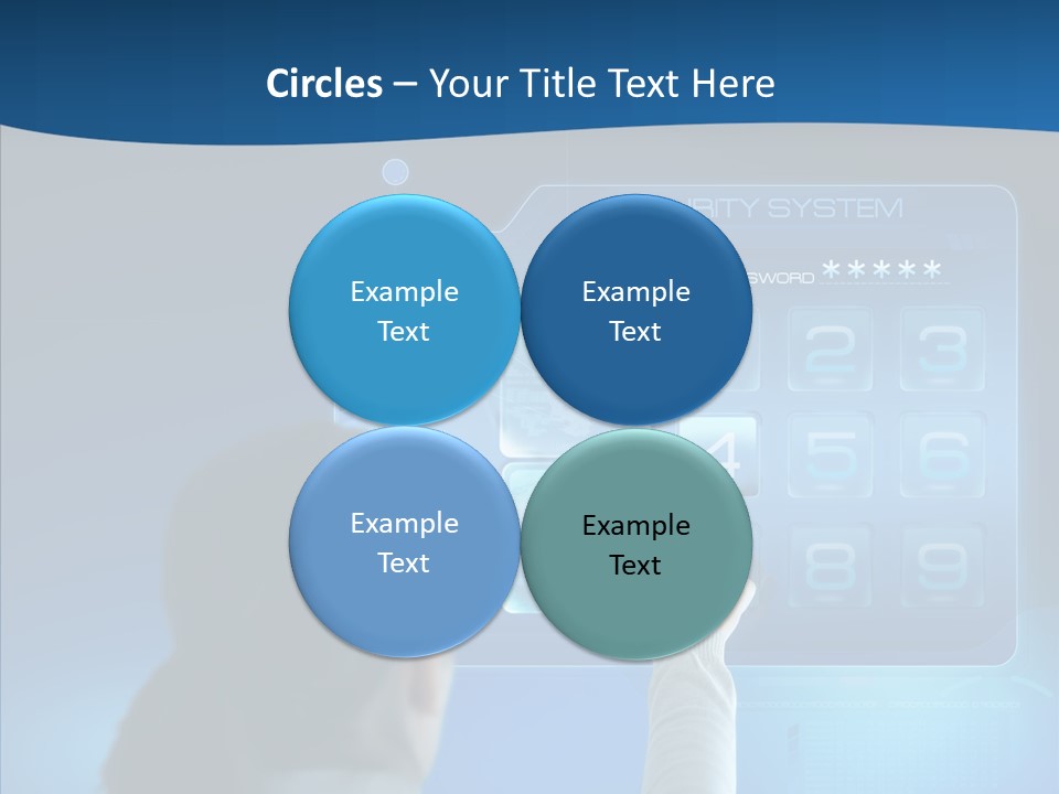 Print Navigation Touchscreen PowerPoint Template