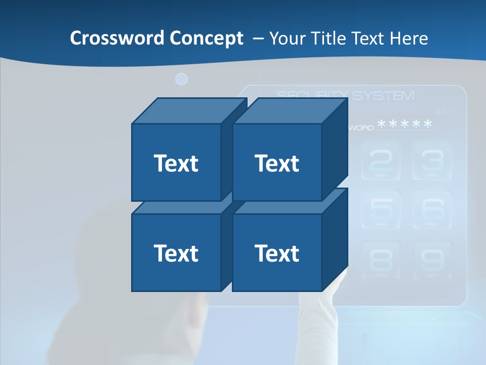 Print Navigation Touchscreen PowerPoint Template