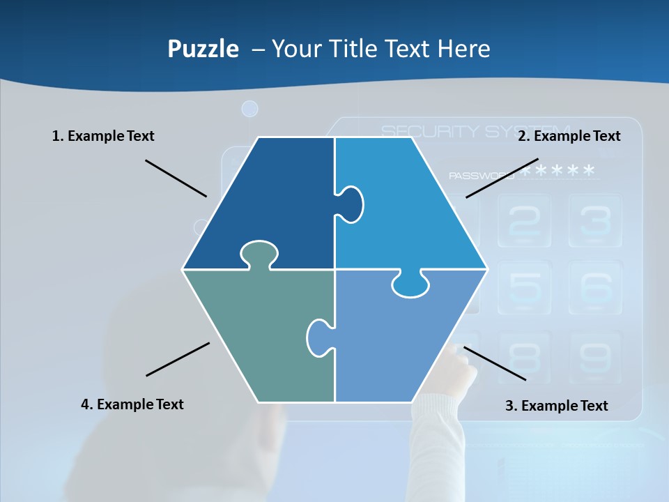 Print Navigation Touchscreen PowerPoint Template