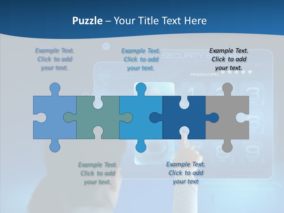 Print Navigation Touchscreen PowerPoint Template