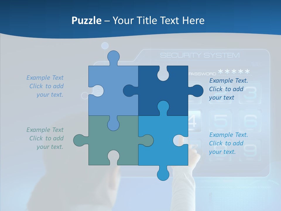 Print Navigation Touchscreen PowerPoint Template