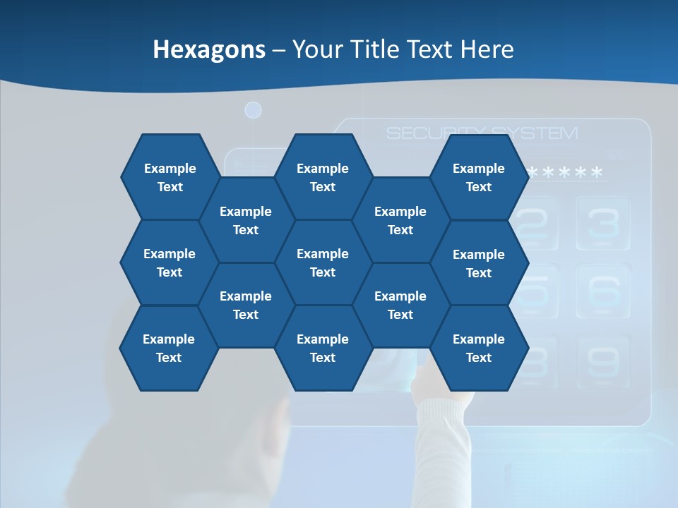 Print Navigation Touchscreen PowerPoint Template
