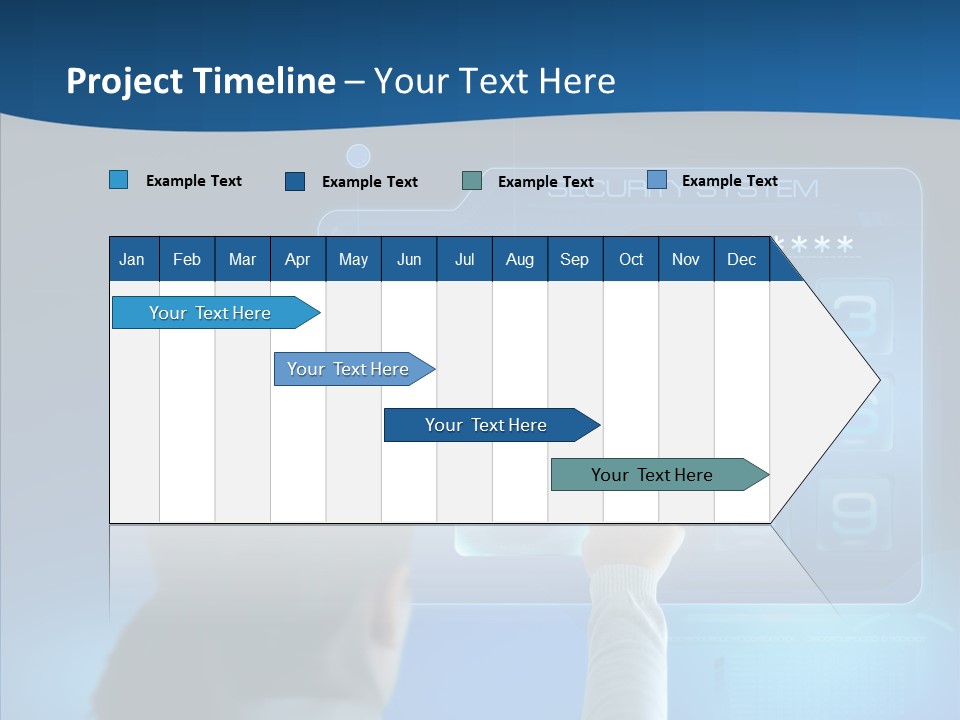Print Navigation Touchscreen PowerPoint Template