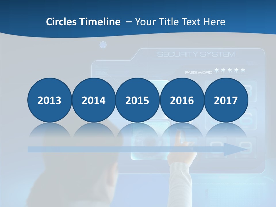 Print Navigation Touchscreen PowerPoint Template