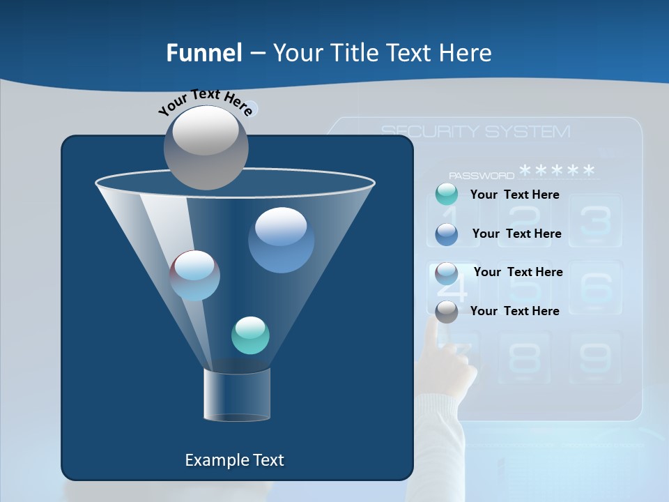 Print Navigation Touchscreen PowerPoint Template